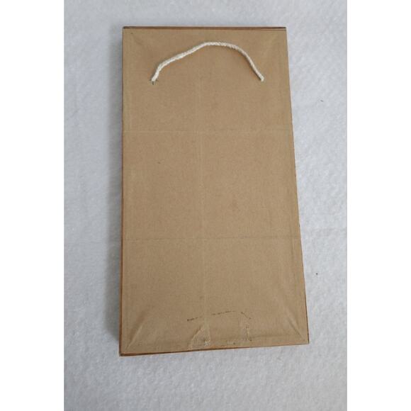 Vintage Felt Flower Art Blue Flower Green Leaves And Hummingbird 10.76 X 5.75" - Picture 2 of 4